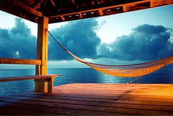 Hammock On A Beach